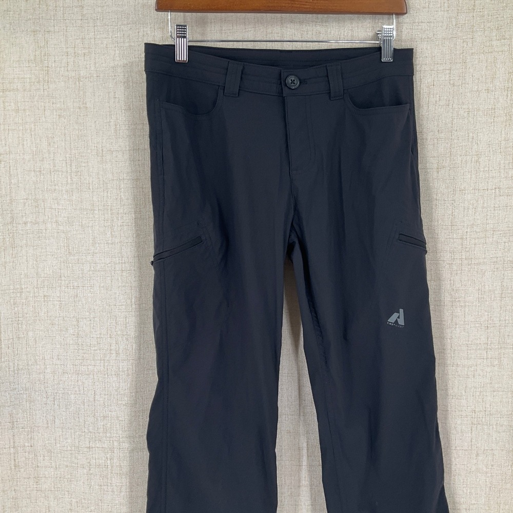 Eddie‎ Bauer First Ascent Womens Sz 6 Black Hiking Cargo Pants Outdoor Trail - Picture 4 of 14